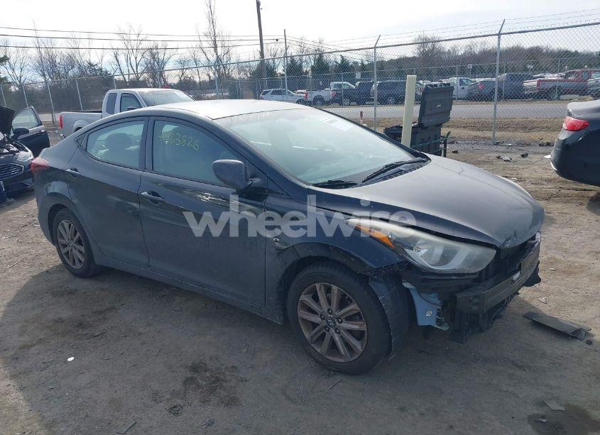 2014 Hyundai Elantra SE (VIN 5NPDH4AE9EH478469) main photo