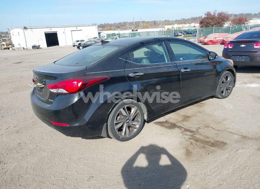 Photo 4 of 2014 Hyundai Elantra LIMITED (VIN 5NPDH4AE9EH498382)