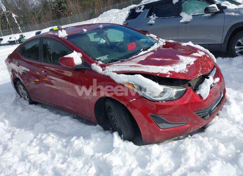 2014 Hyundai Elantra SE (VIN 5NPDH4AE9EH536046) main photo