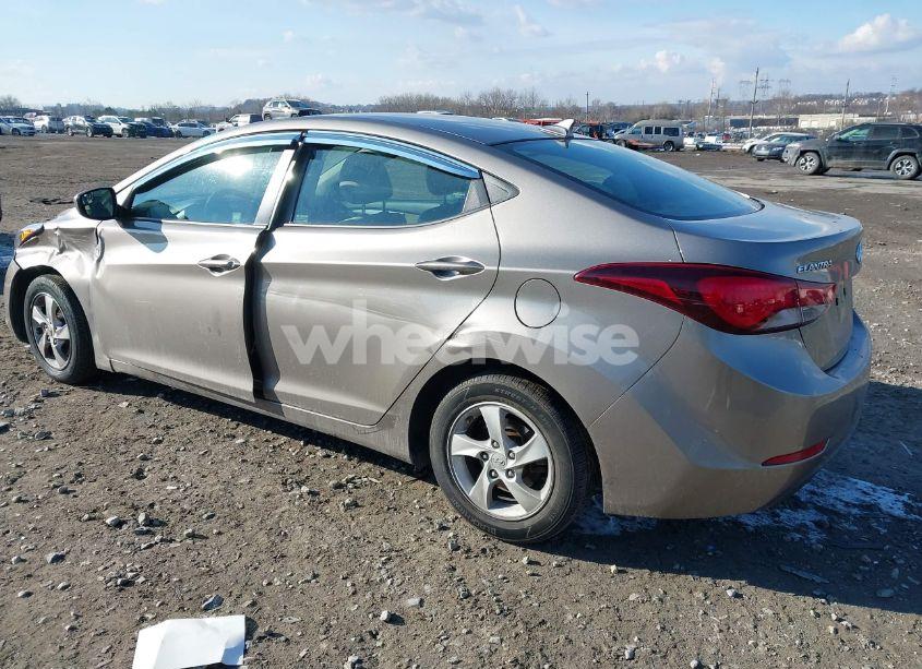Photo 3 of 2014 Hyundai Elantra SE (VIN 5NPDH4AE9EH538346)