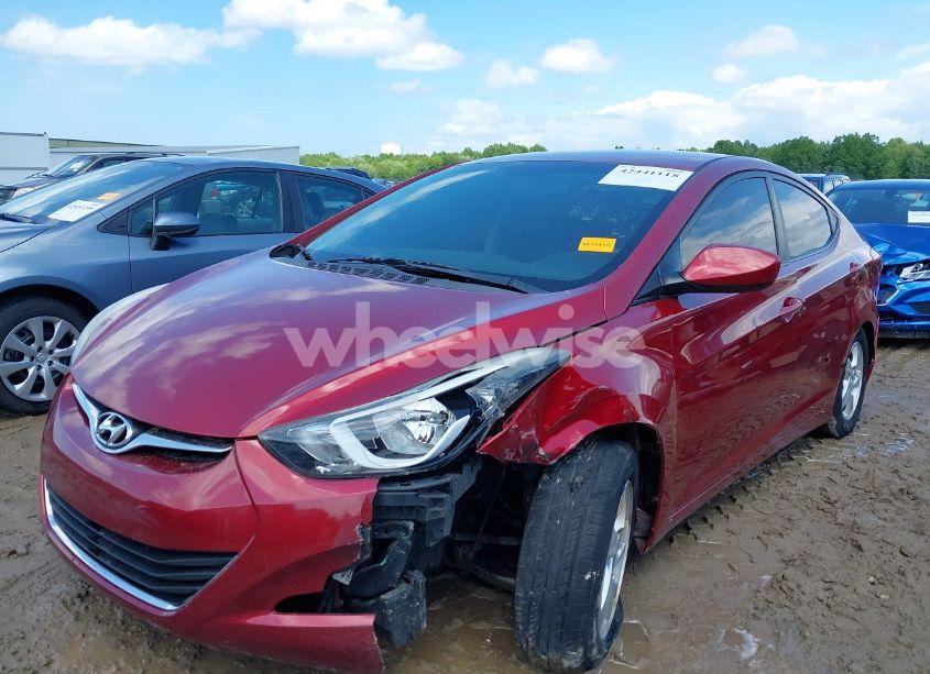 Photo 2 of 2014 Hyundai Elantra SE (VIN 5NPDH4AE9EH538850)
