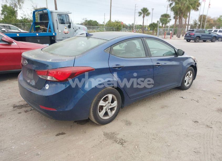 Photo 4 of 2015 Hyundai Elantra SE (VIN 5NPDH4AE9FH559697)