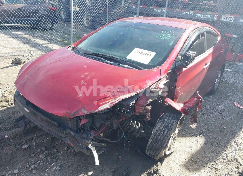 Photo 2 of 2015 Hyundai Elantra SE (VIN 5NPDH4AE9FH565855)