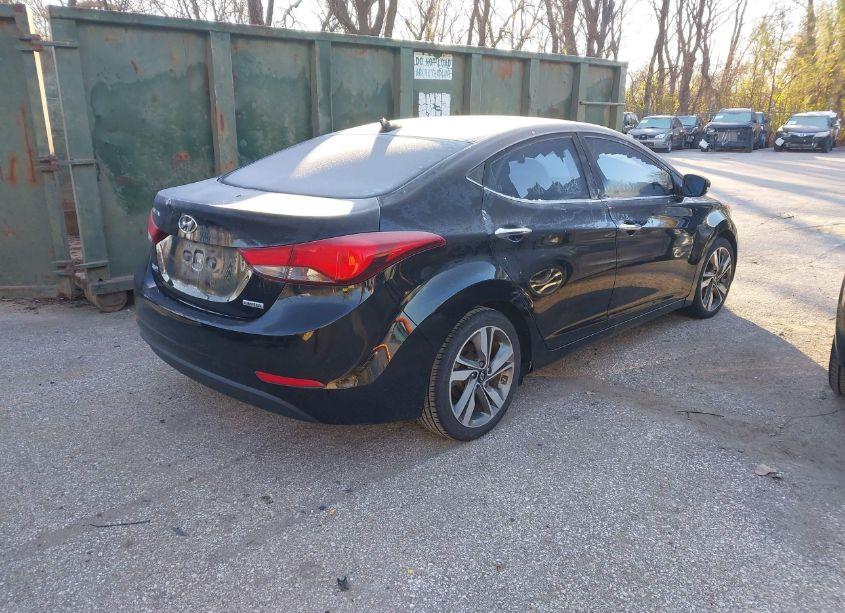 Photo 4 of 2015 Hyundai Elantra LIMITED (VIN 5NPDH4AE9FH616934)