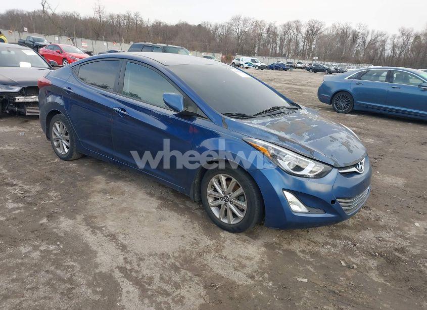 2016 Hyundai Elantra SE (VIN 5NPDH4AE9GH654892) main photo