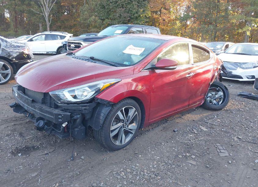 Photo 2 of 2016 Hyundai Elantra LIMITED (VIN 5NPDH4AE9GH679758)