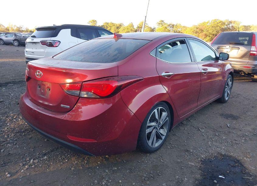 Photo 4 of 2016 Hyundai Elantra LIMITED (VIN 5NPDH4AE9GH679758)