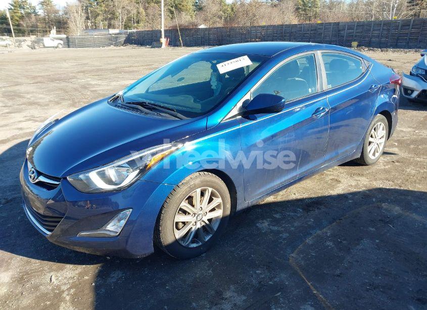 Photo 2 of 2016 Hyundai Elantra SE (VIN 5NPDH4AE9GH680411)