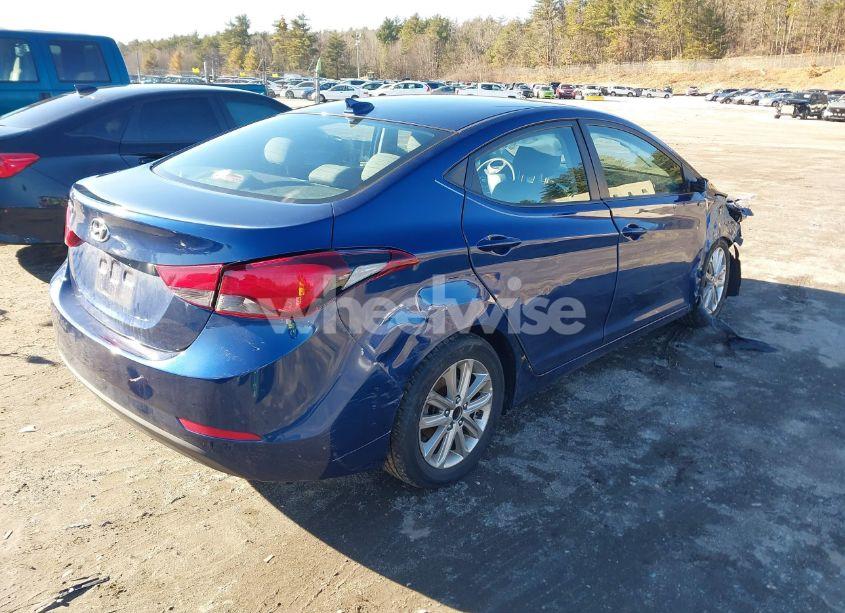 Photo 4 of 2016 Hyundai Elantra SE (VIN 5NPDH4AE9GH680411)