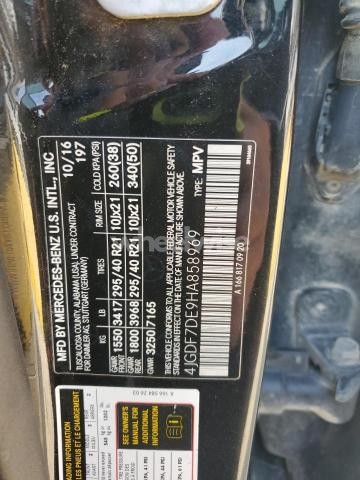 Photo 11 of 2017 MERCEDES-BENZ GLS 550 4MATIC (VIN 5NPDH4AE9GH686371)