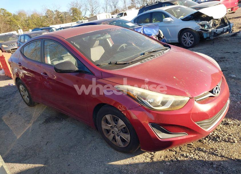 2016 Hyundai Elantra SE (VIN 5NPDH4AE9GH701239) main photo