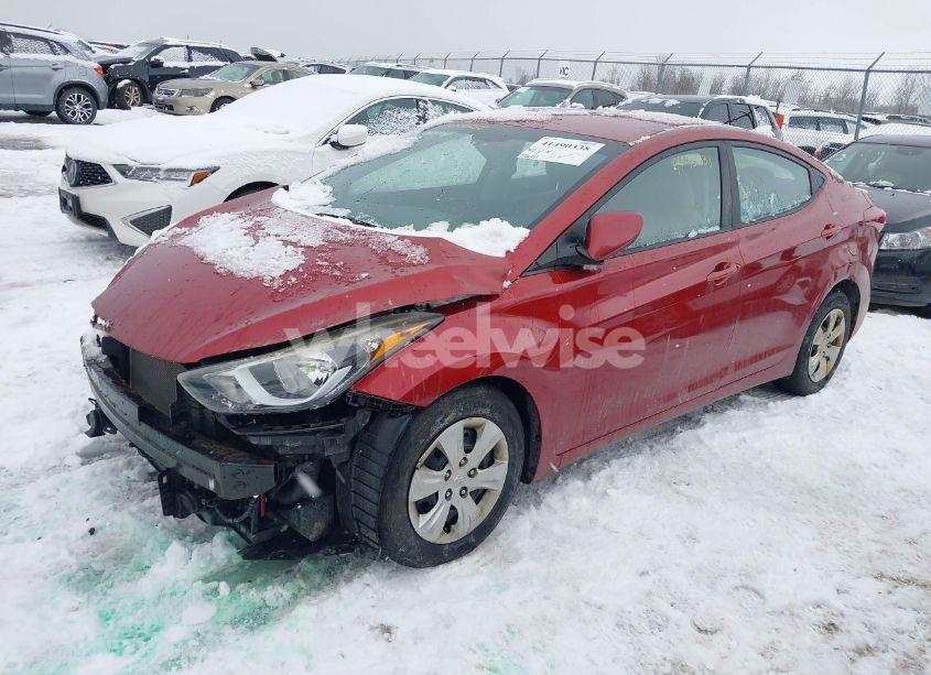 Photo 2 of 2016 Hyundai Elantra SE (VIN 5NPDH4AE9GH749985)