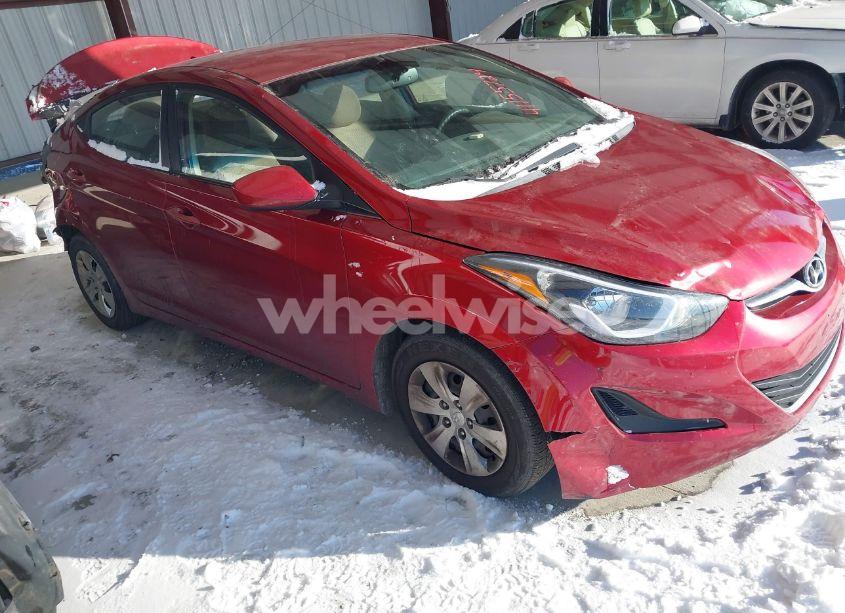 2016 Hyundai Elantra SE (VIN 5NPDH4AE9GH768763) main photo