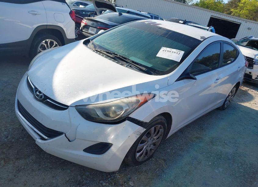 Photo 2 of 2011 Hyundai Elantra GLS (VIN 5NPDH4AEXBH018801)