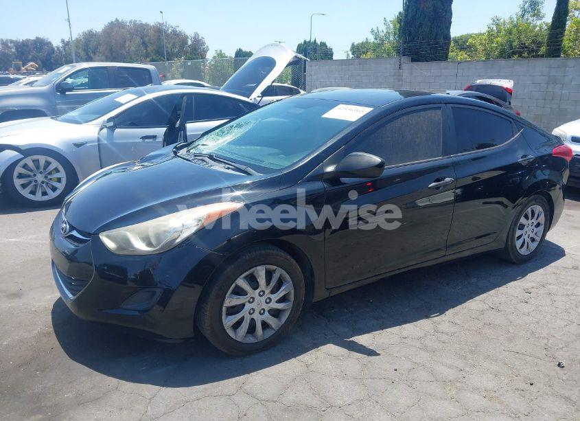 Photo 2 of 2011 Hyundai Elantra GLS (VIN 5NPDH4AEXBH020323)