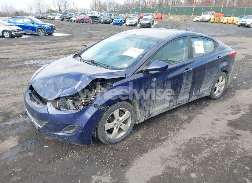 Photo 2 of 2011 Hyundai Elantra GLS (VIN 5NPDH4AEXBH021133)