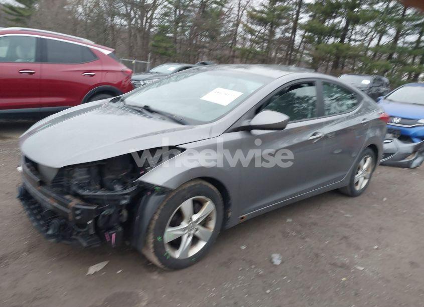 Photo 2 of 2012 Hyundai Elantra GLS (VIN 5NPDH4AEXCH071001)
