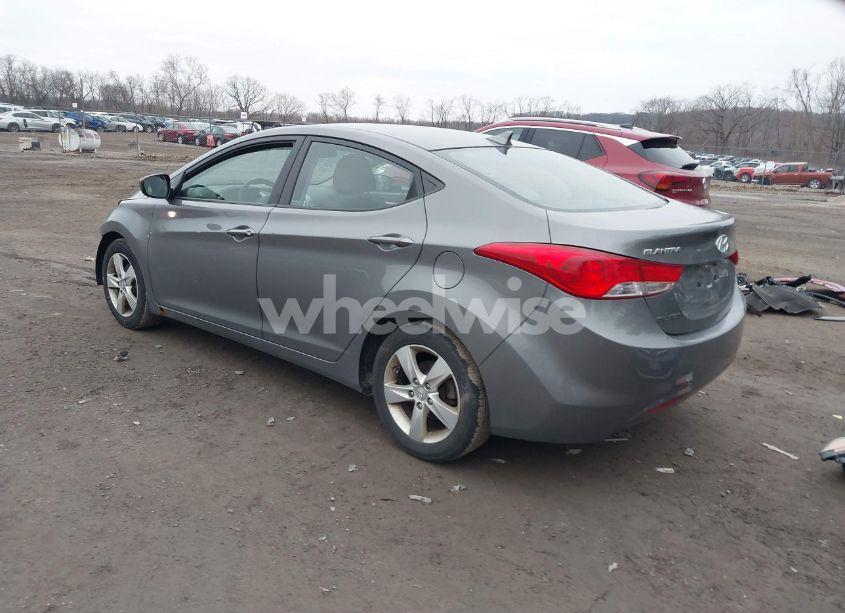 Photo 3 of 2012 Hyundai Elantra GLS (VIN 5NPDH4AEXCH071001)