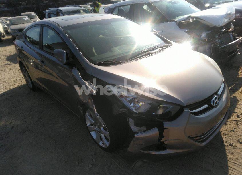 2012 Hyundai Elantra LIMITED (VIN 5NPDH4AEXCH092866) main photo