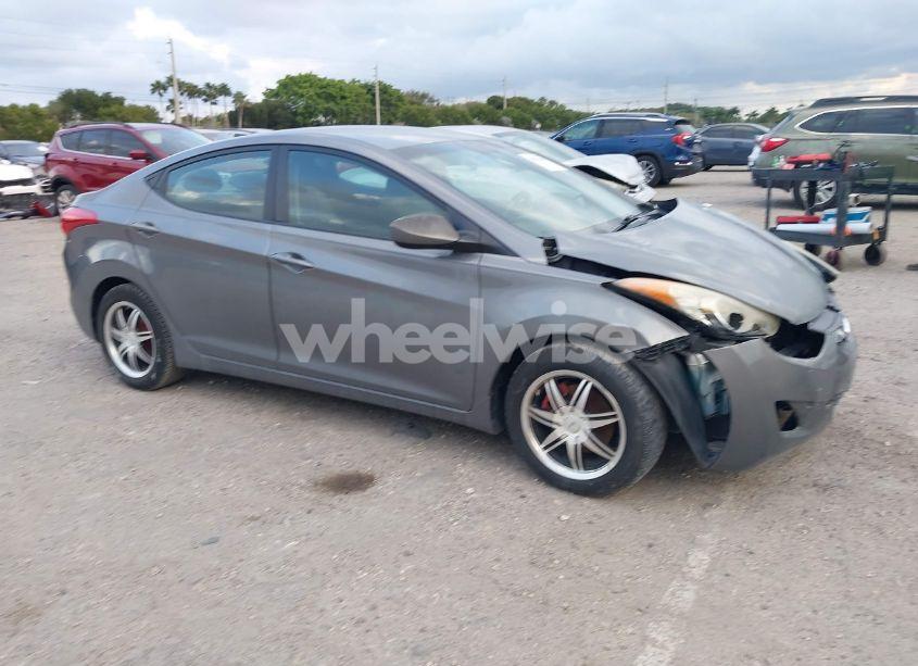 2012 Hyundai Elantra GLS (VIN 5NPDH4AEXCH093757) main photo