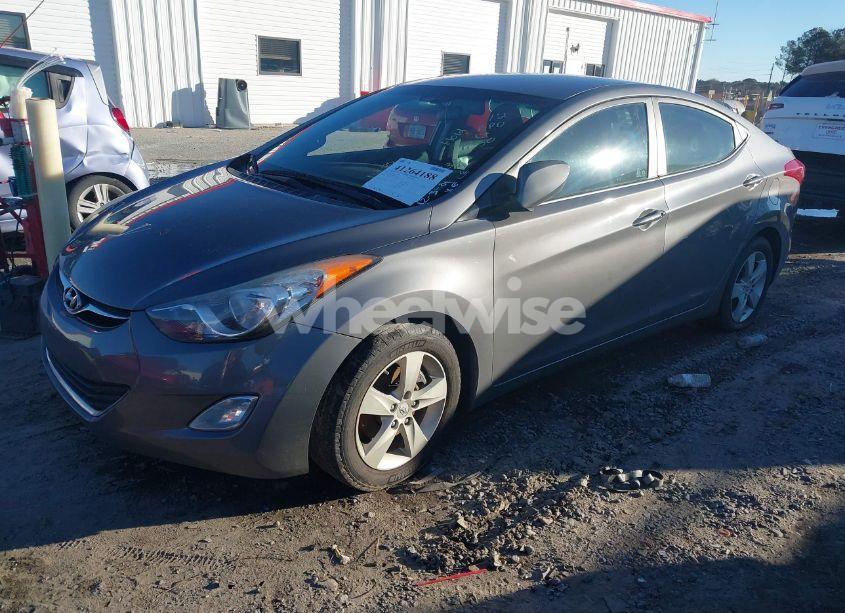 Photo 2 of 2012 Hyundai Elantra GLS (VIN 5NPDH4AEXCH106393)