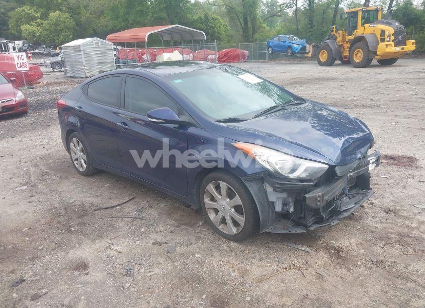 2012 Hyundai Elantra LIMITED (VIN 5NPDH4AEXCH116244) main photo