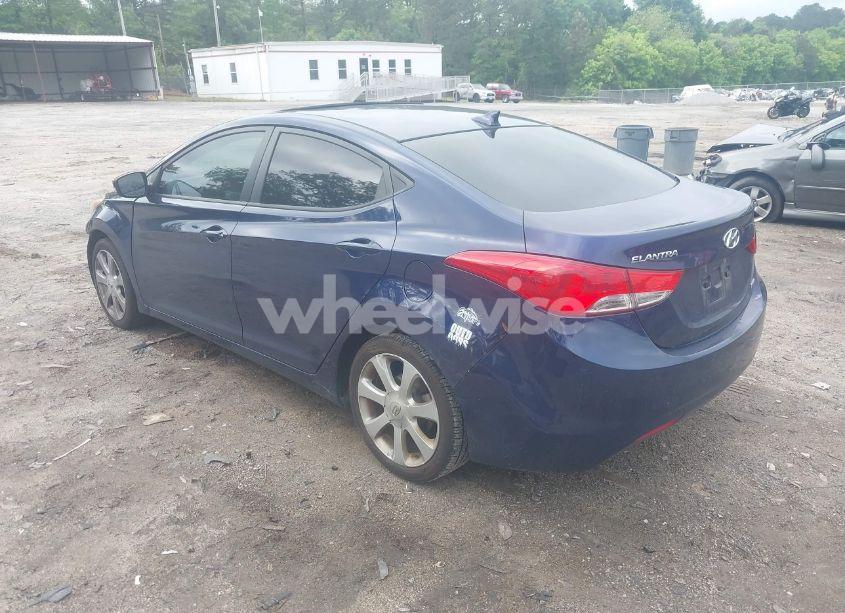 Photo 3 of 2012 Hyundai Elantra LIMITED (VIN 5NPDH4AEXCH116244)