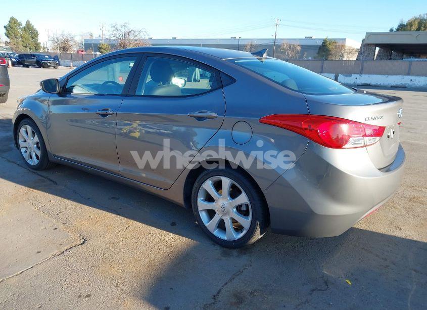 Photo 3 of 2012 Hyundai Elantra LIMITED (VIN 5NPDH4AEXCH119810)