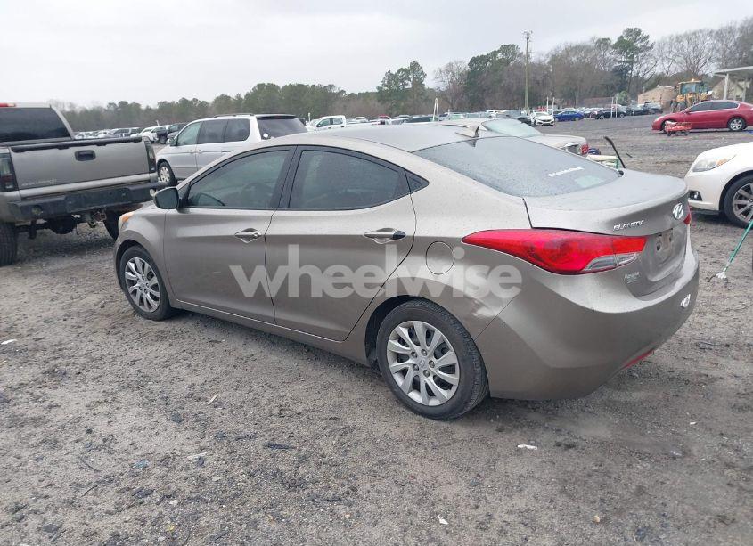 Photo 3 of 2012 Hyundai Elantra GLS (VIN 5NPDH4AEXCH126045)