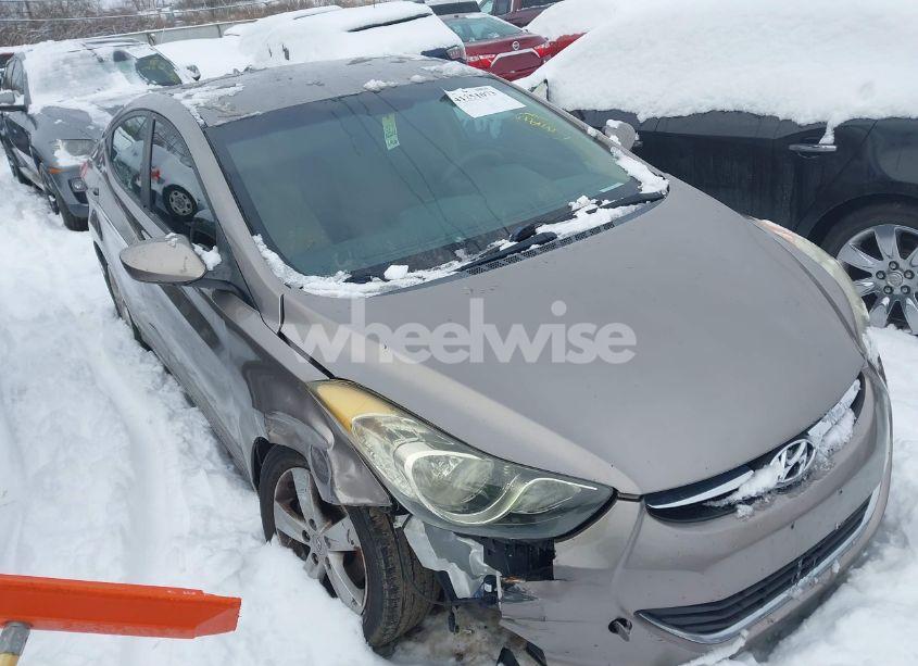 2012 Hyundai Elantra GLS (VIN 5NPDH4AEXCH142066) main photo