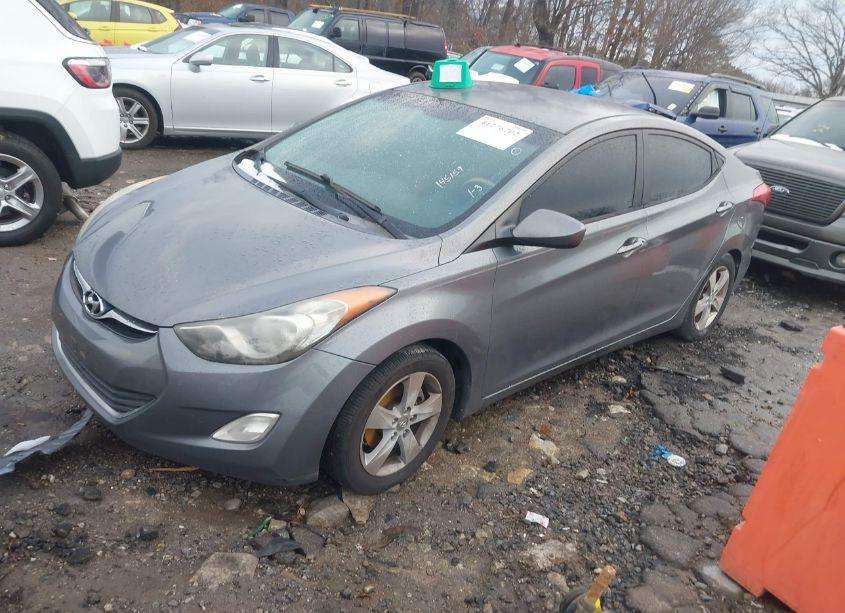 Photo 2 of 2012 Hyundai Elantra GLS (VIN 5NPDH4AEXCH145159)