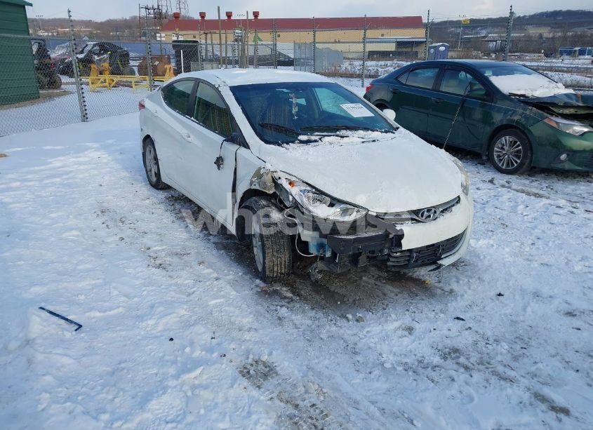 2012 Hyundai Elantra GLS (VIN 5NPDH4AEXCH149597) main photo