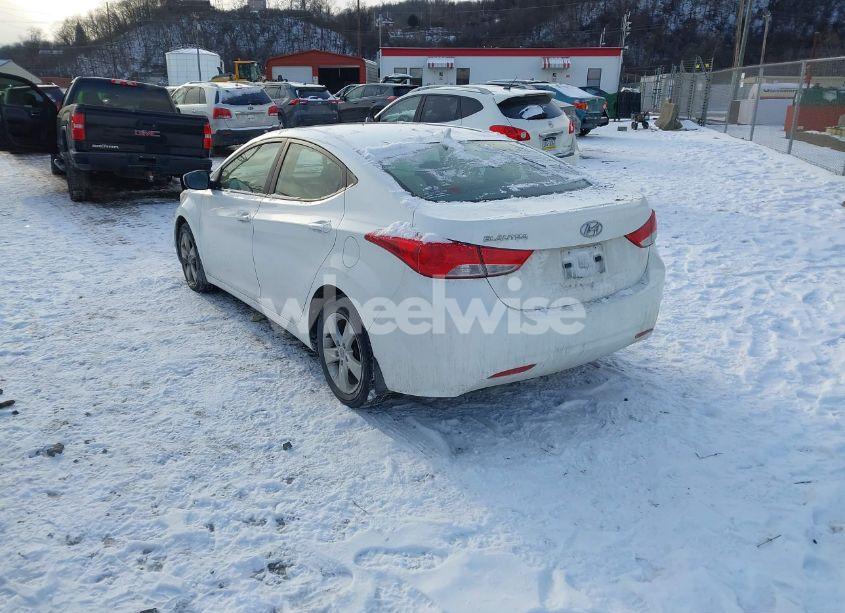 Photo 3 of 2012 Hyundai Elantra GLS (VIN 5NPDH4AEXCH149597)