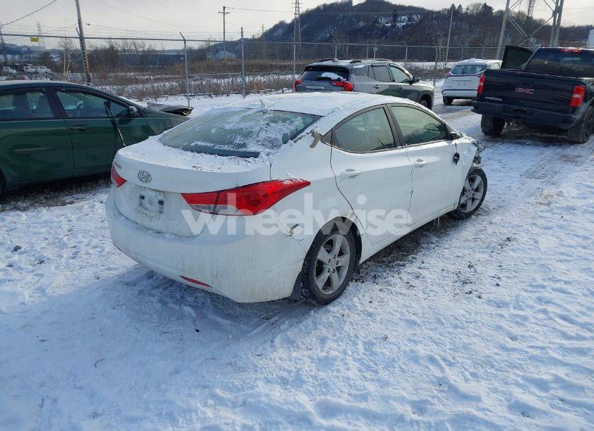 Photo 4 of 2012 Hyundai Elantra GLS (VIN 5NPDH4AEXCH149597)