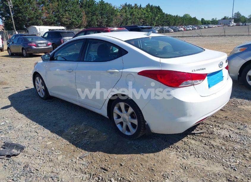 Photo 3 of 2013 Hyundai Elantra LIMITED (VIN 5NPDH4AEXDH153182)