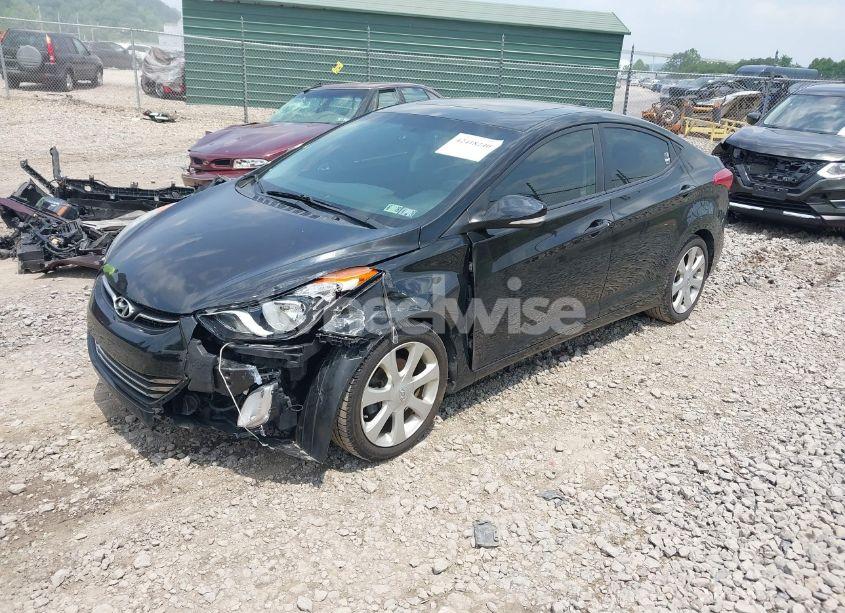 Photo 2 of 2013 Hyundai Elantra LIMITED (VIN 5NPDH4AEXDH165770)