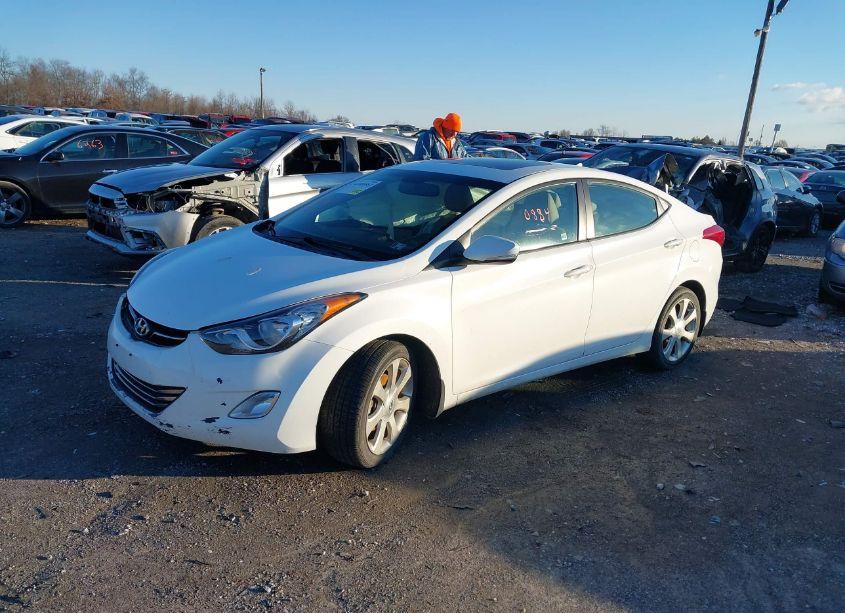 Photo 2 of 2013 Hyundai Elantra LIMITED (VIN 5NPDH4AEXDH172265)