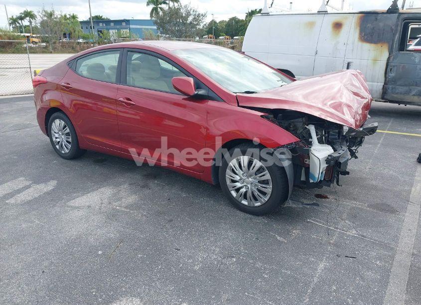 2013 Hyundai Elantra GLS (VIN 5NPDH4AEXDH186361) main photo