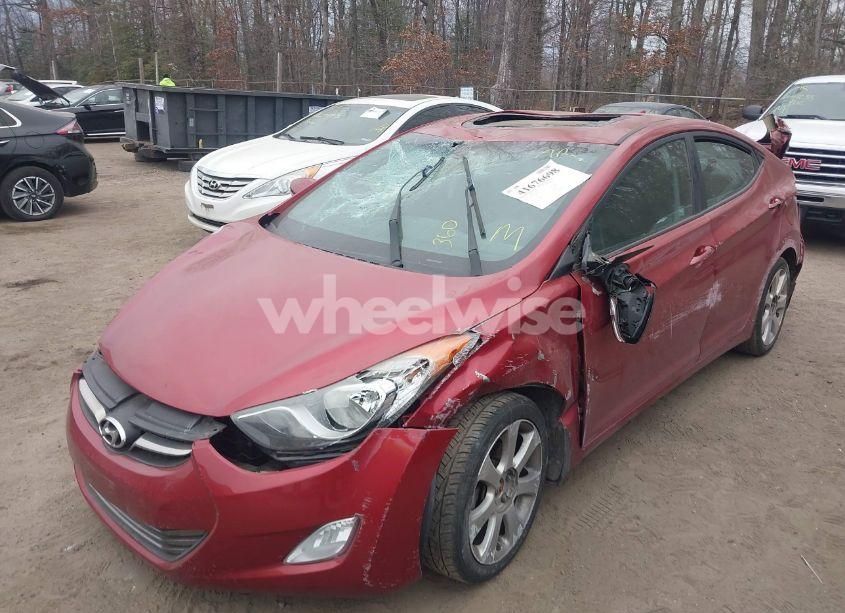 Photo 6 of 2013 Hyundai Elantra LIMITED (VIN 5NPDH4AEXDH259955)