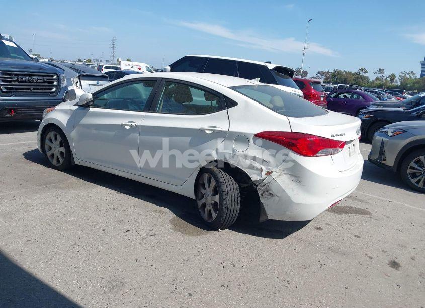 Photo 3 of 2013 Hyundai Elantra LIMITED (VIN 5NPDH4AEXDH261205)