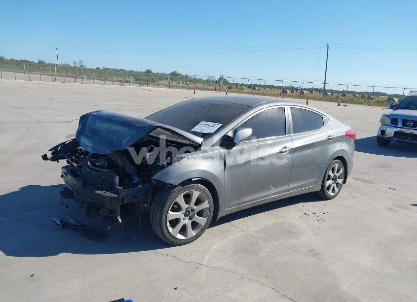 Photo 2 of 2013 Hyundai Elantra LIMITED (VIN 5NPDH4AEXDH295211)