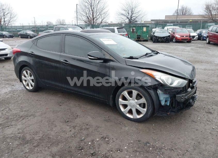 2013 Hyundai Elantra LIMITED (VIN 5NPDH4AEXDH299744) main photo
