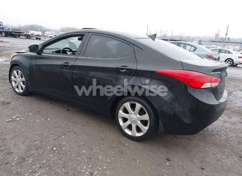 Photo 3 of 2013 Hyundai Elantra LIMITED (VIN 5NPDH4AEXDH299744)
