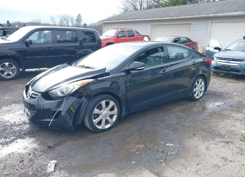 Photo 2 of 2013 Hyundai Elantra LIMITED (VIN 5NPDH4AEXDH303727)