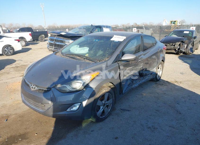 Photo 2 of 2013 Hyundai Elantra GLS (VIN 5NPDH4AEXDH357240)