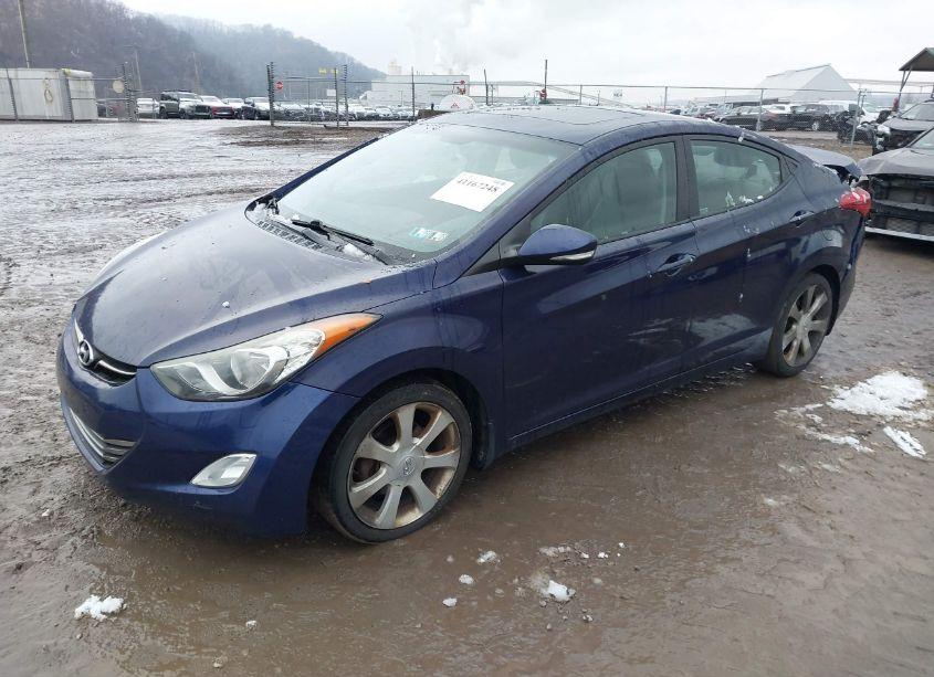 Photo 2 of 2013 Hyundai Elantra LIMITED (VIN 5NPDH4AEXDH400569)