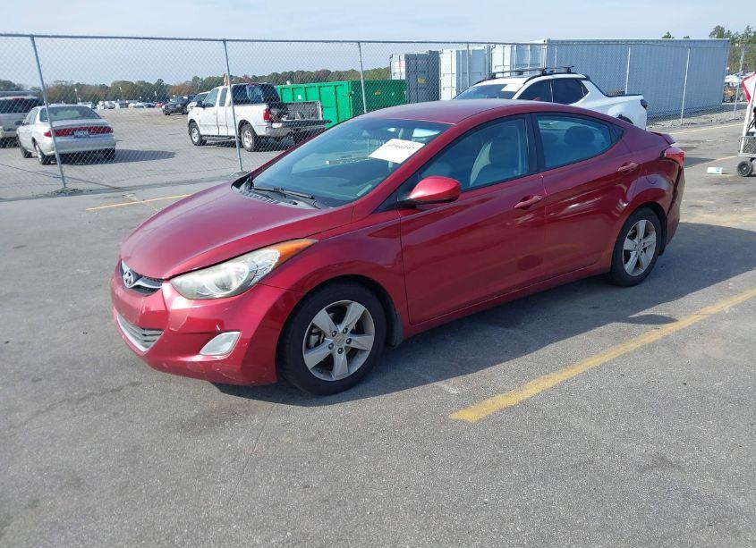 Photo 2 of 2013 Hyundai Elantra GLS (VIN 5NPDH4AEXDH401415)