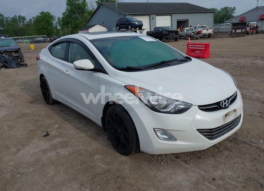 2013 Hyundai Elantra LIMITED (VIN 5NPDH4AEXDH407778) main photo