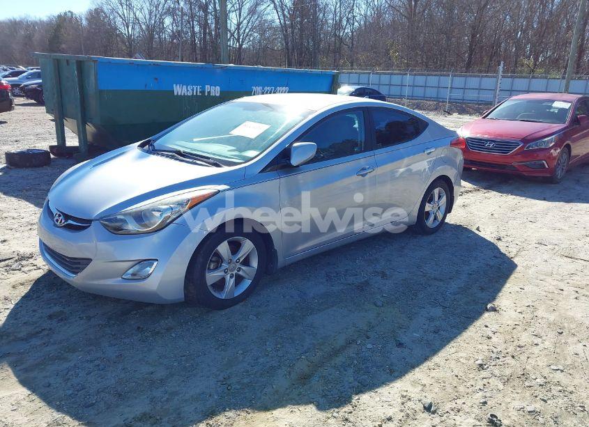 Photo 2 of 2013 Hyundai Elantra GLS (VIN 5NPDH4AEXDH418845)