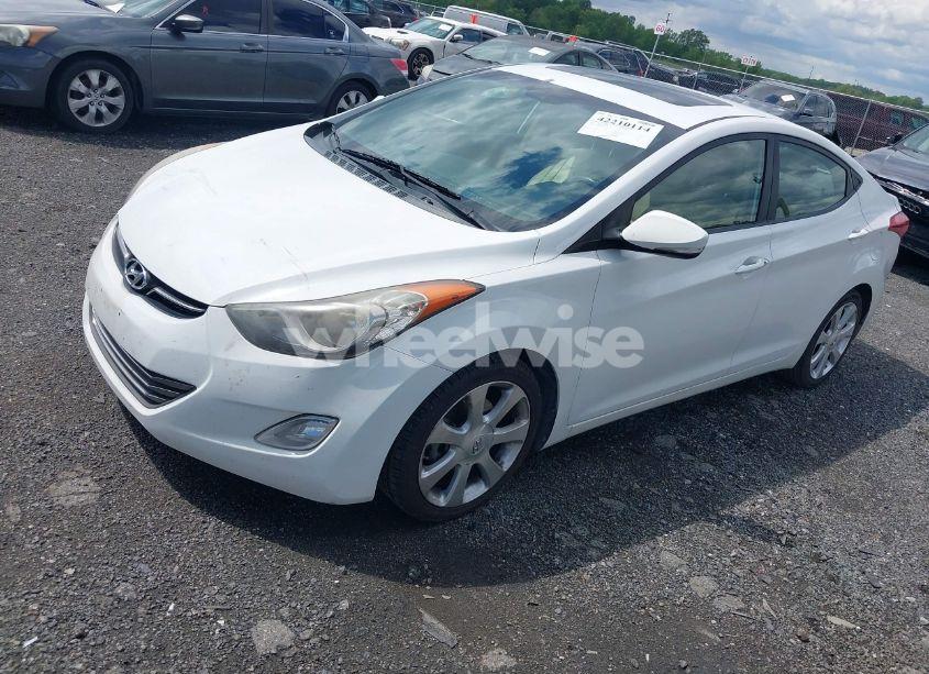 Photo 2 of 2013 Hyundai Elantra LIMITED (VIN 5NPDH4AEXDH431921)